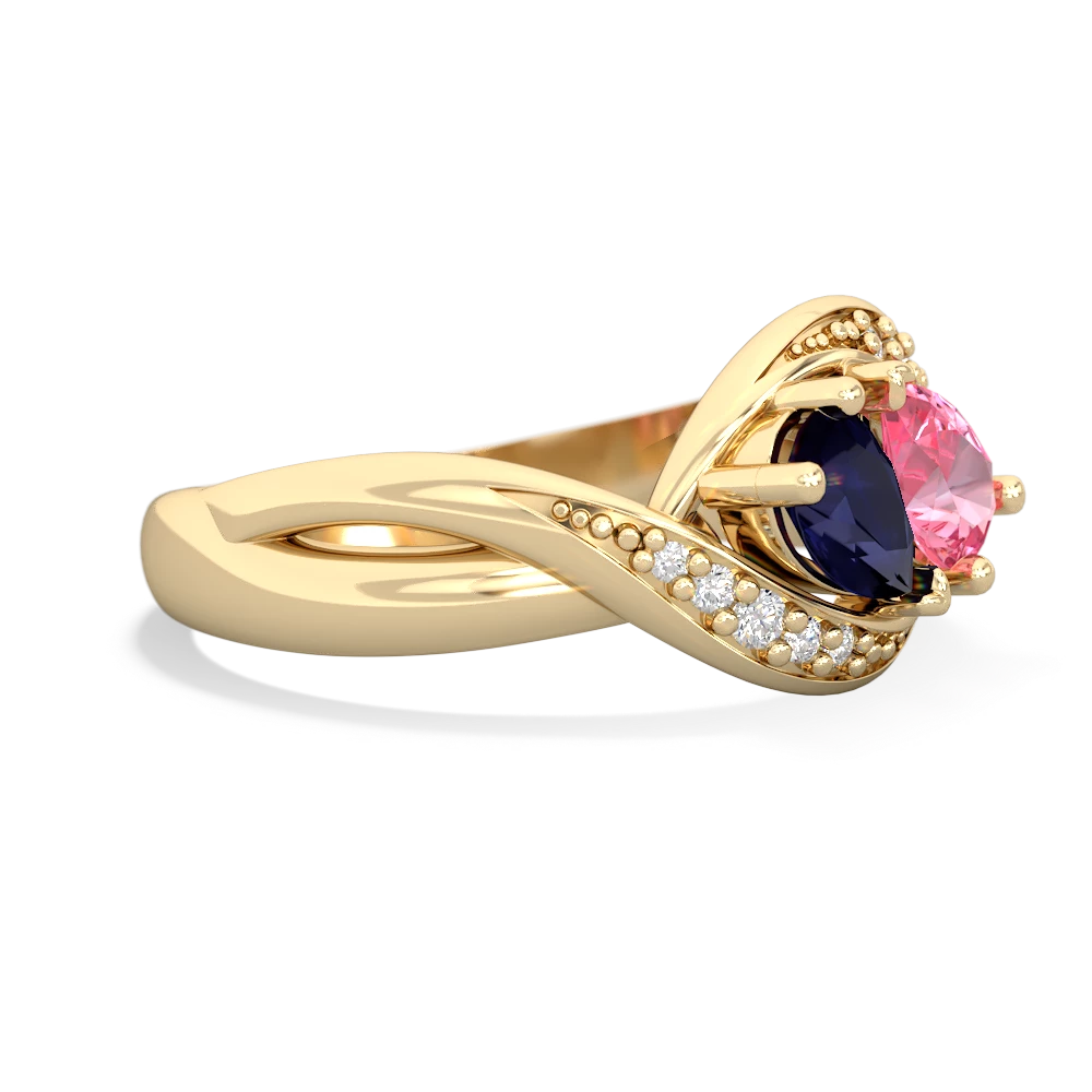 Sapphire Summer Winds 14K Yellow Gold ring R5342