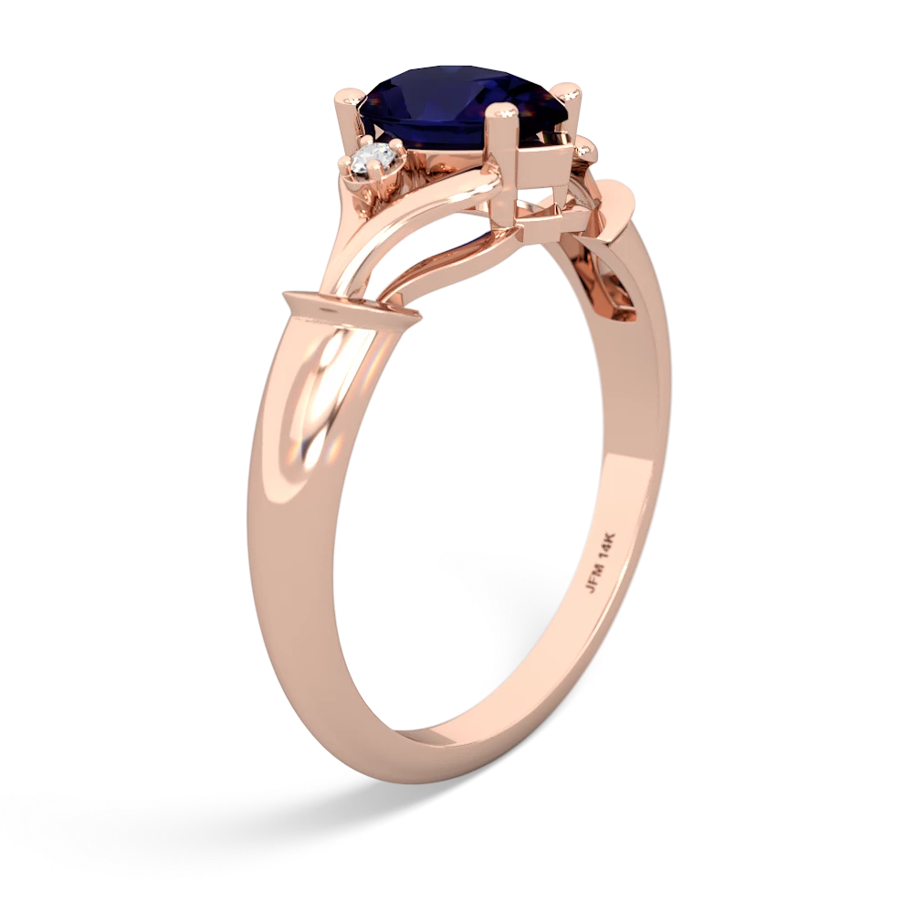 Sapphire Precious Pear 14K Rose Gold ring R0826