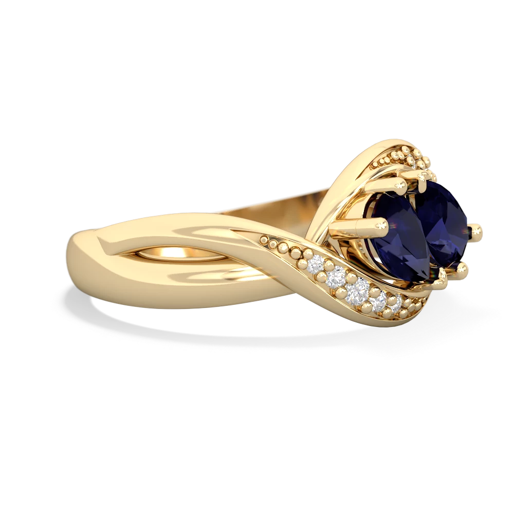 Sapphire Summer Winds 14K Yellow Gold ring R5342