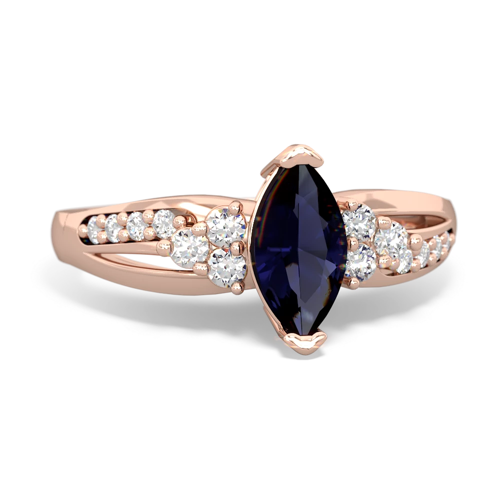 Sapphire Royal Marquise 14K Rose Gold ring R2343