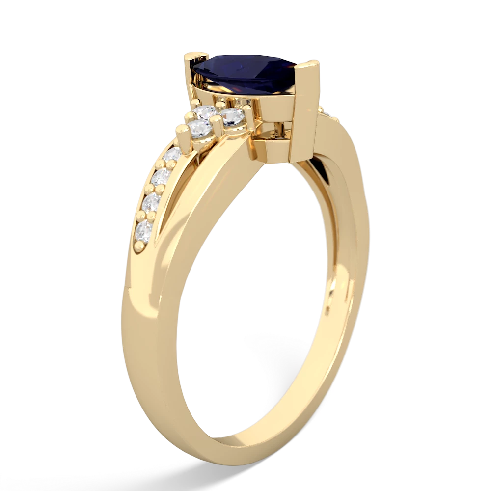 Sapphire Royal Marquise 14K Yellow Gold ring R2343