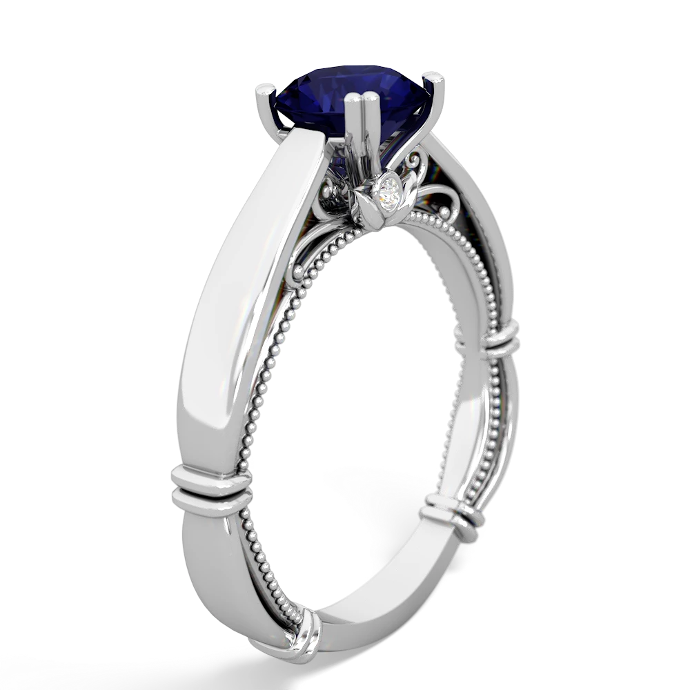 Sapphire Renaissance 14K White Gold ring R27806RD