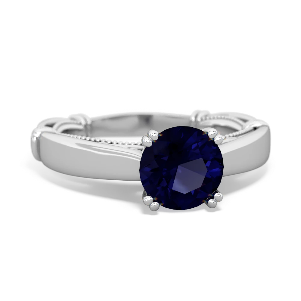 Sapphire Renaissance 14K White Gold ring R27806RD