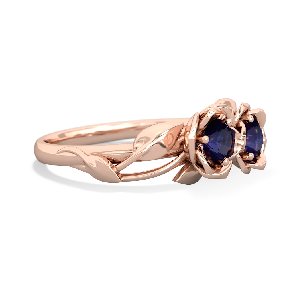 Sapphire Rose Garden 14K Rose Gold ring R5510