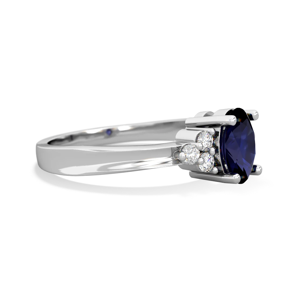 Sapphire Simply Elegant 14K White Gold ring R2113