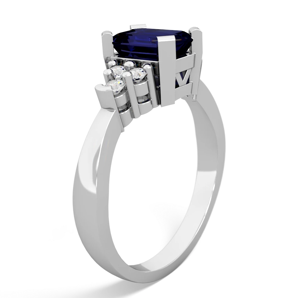 Sapphire Timeless Classic 14K White Gold ring R2591