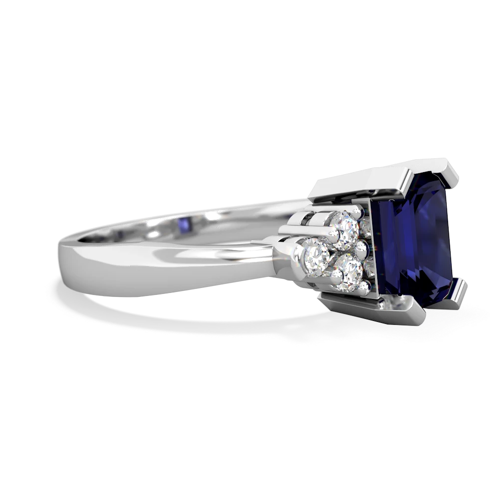 Sapphire Timeless Classic 14K White Gold ring R2591