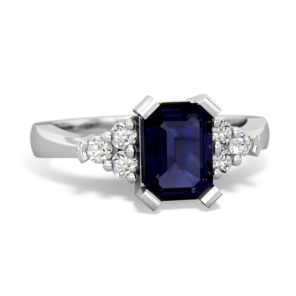 Sapphire Timeless Classic 14K White Gold ring R2591