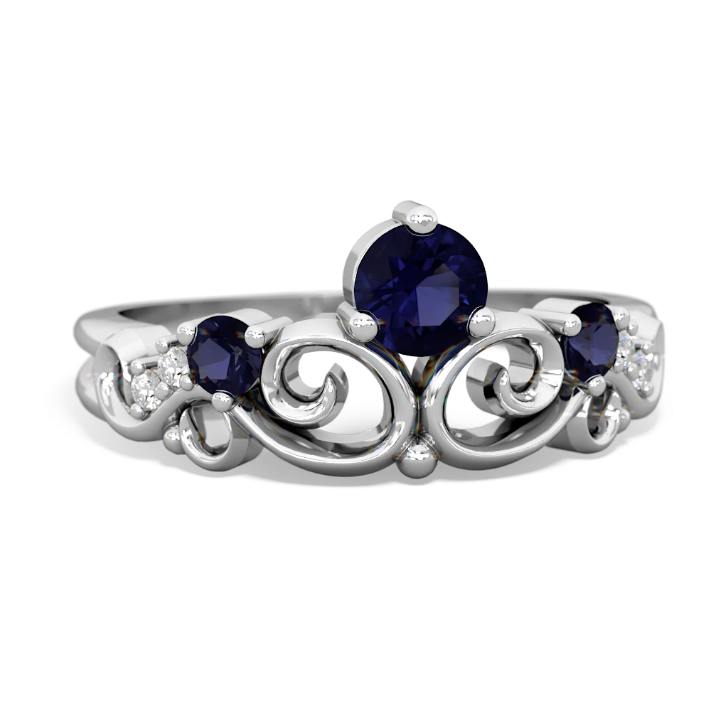 Onyx Crown Keepsake 14K White Gold ring R5740