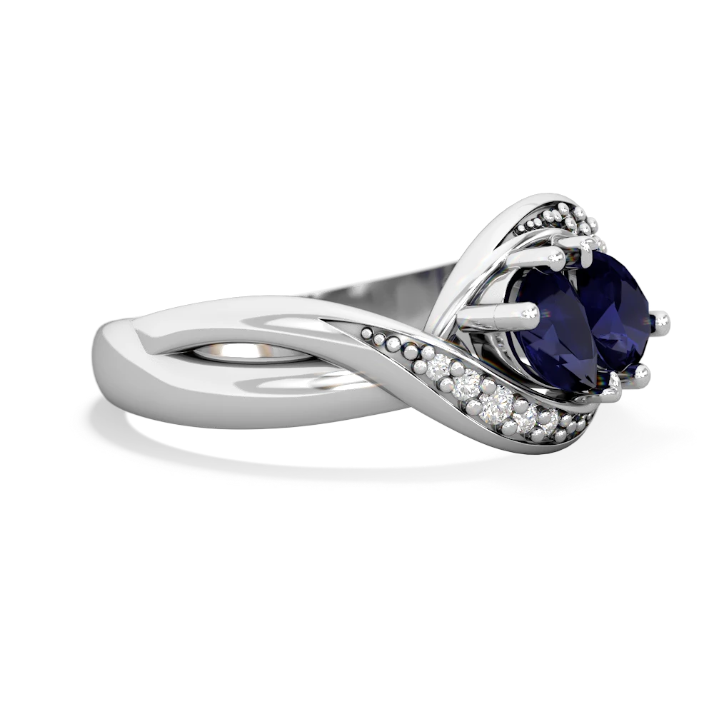 Sapphire Summer Winds 14K White Gold ring R5342