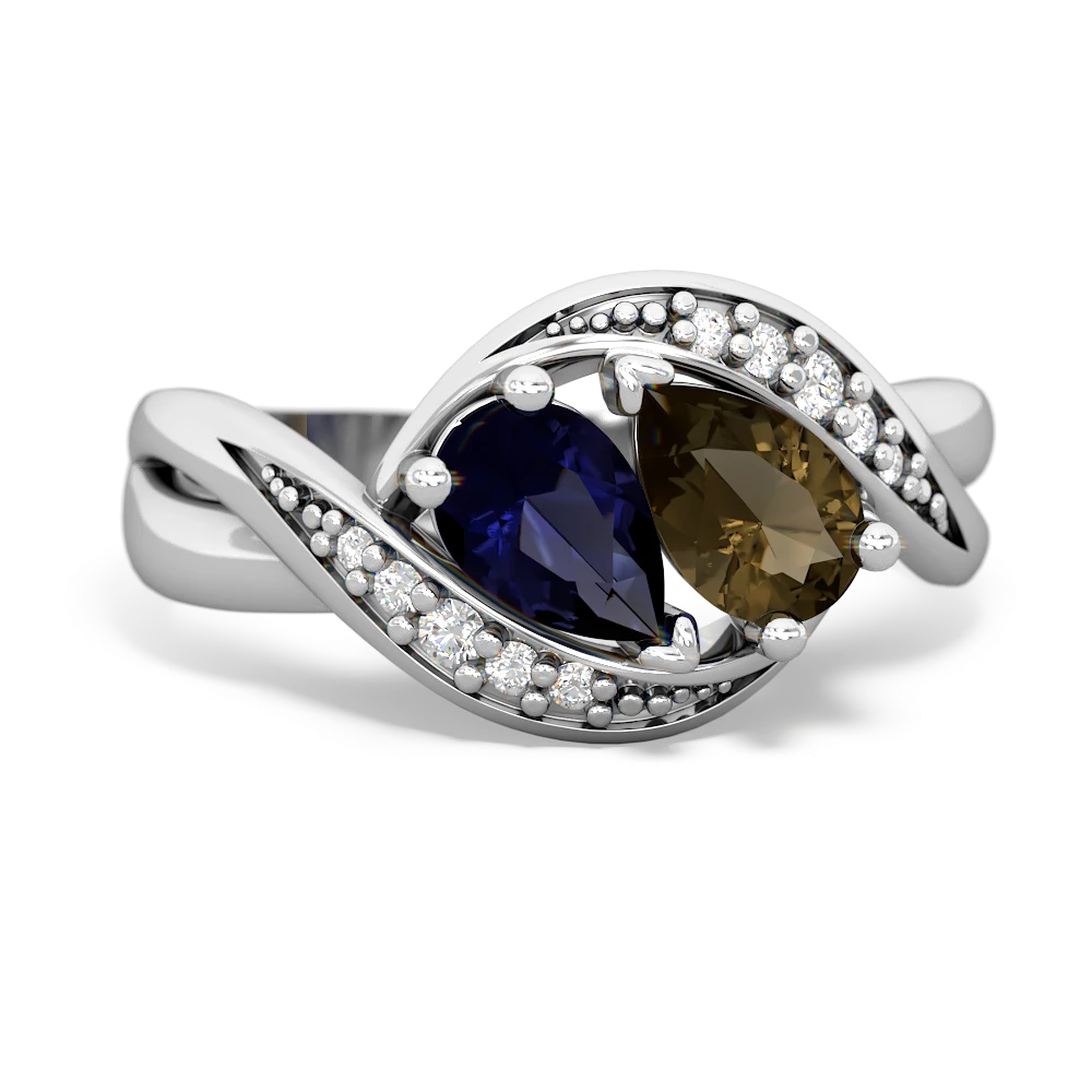 Sapphire Summer Winds 14K White Gold ring R5342