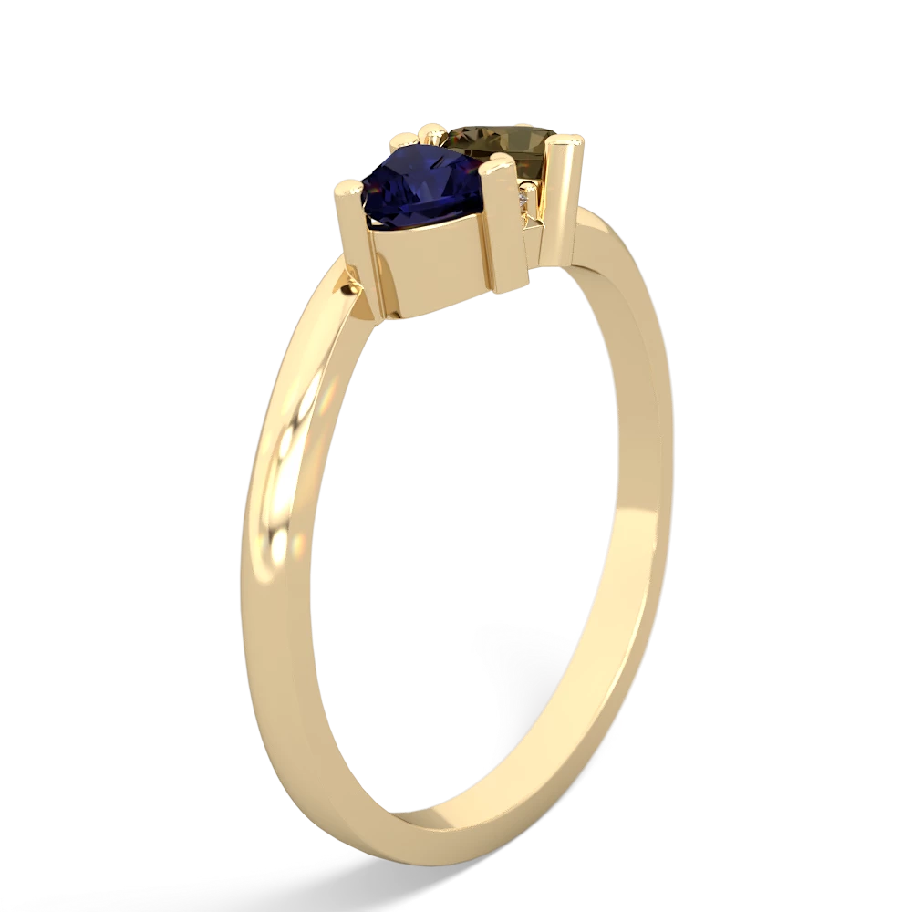 Sapphire Sweethearts 14K Yellow Gold ring R5260