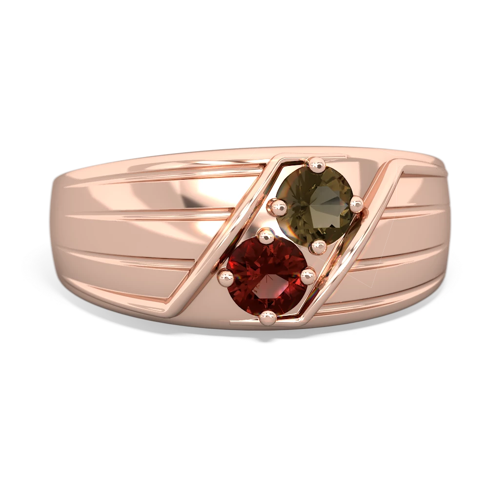 Amazon.com: Rose Quartz Gemstone Rose Gold Vermeil Ring, Solid 925 Sterling  Silver Mens Signet Ring, October Birthstone Ring Birthday Gifts For Men :  Handmade Products