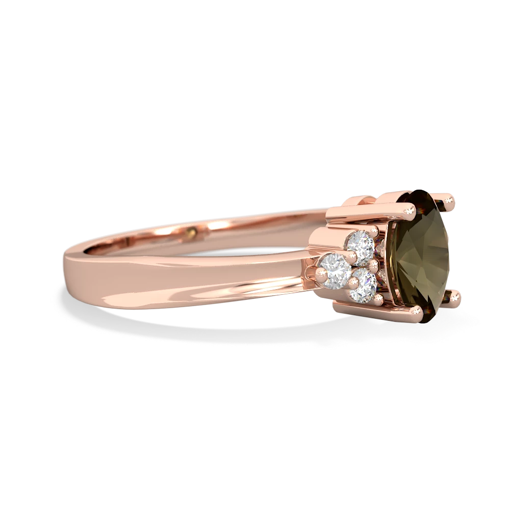 Smoky Quartz Simply Elegant 14K Rose Gold ring R2113