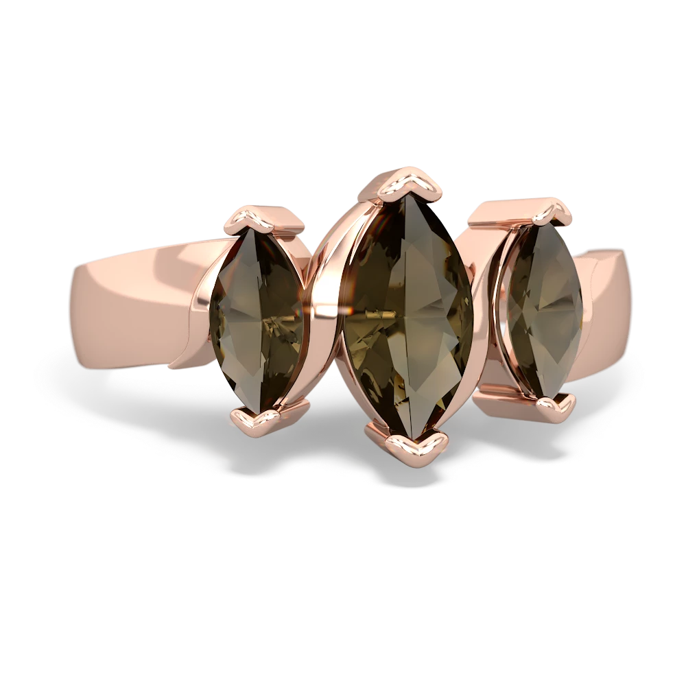 Sapphire Three Peeks 14K Rose Gold ring R2433