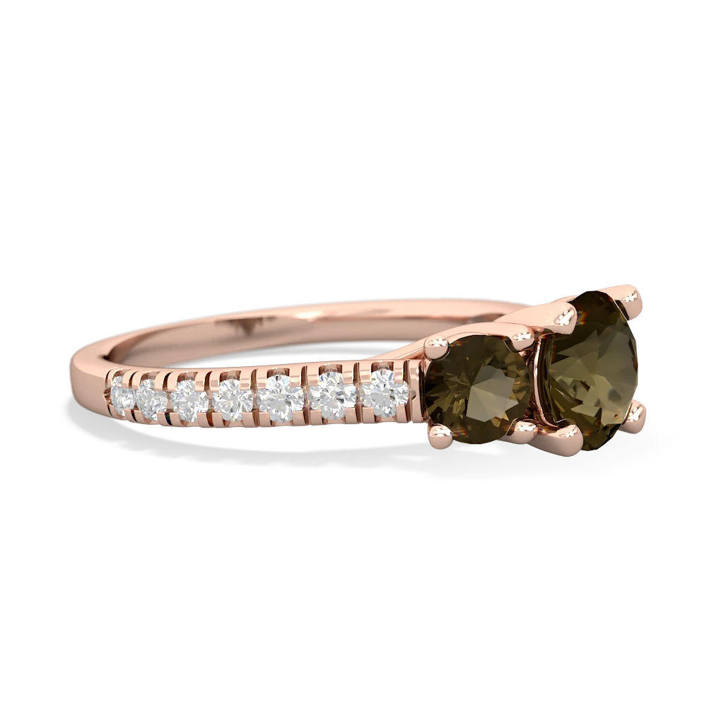 Jade Pave Trellis 14K Rose Gold ring R5500