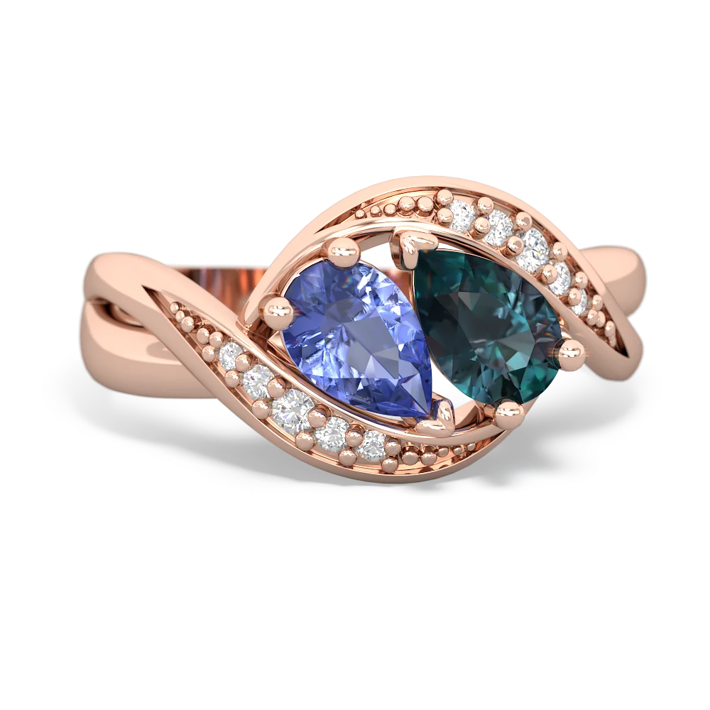 Tanzanite Summer Winds 14K Rose Gold ring R5342