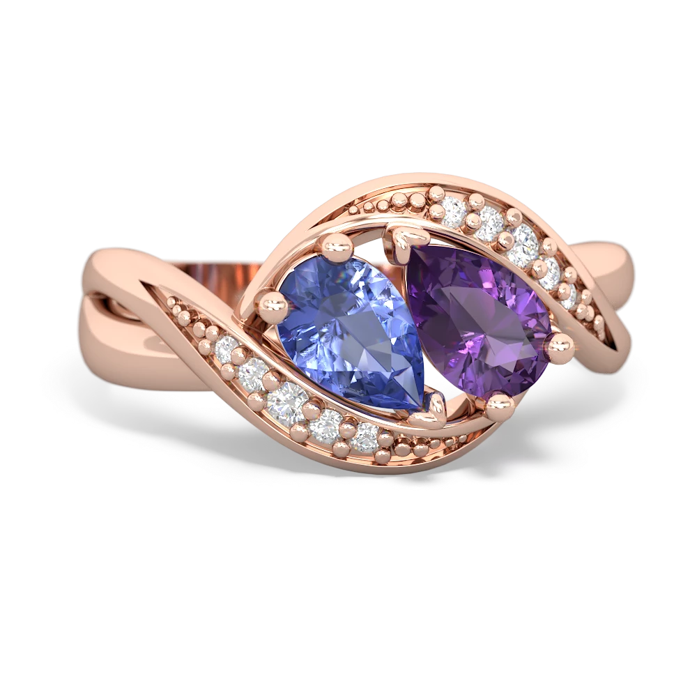 Tanzanite Summer Winds 14K Rose Gold ring R5342