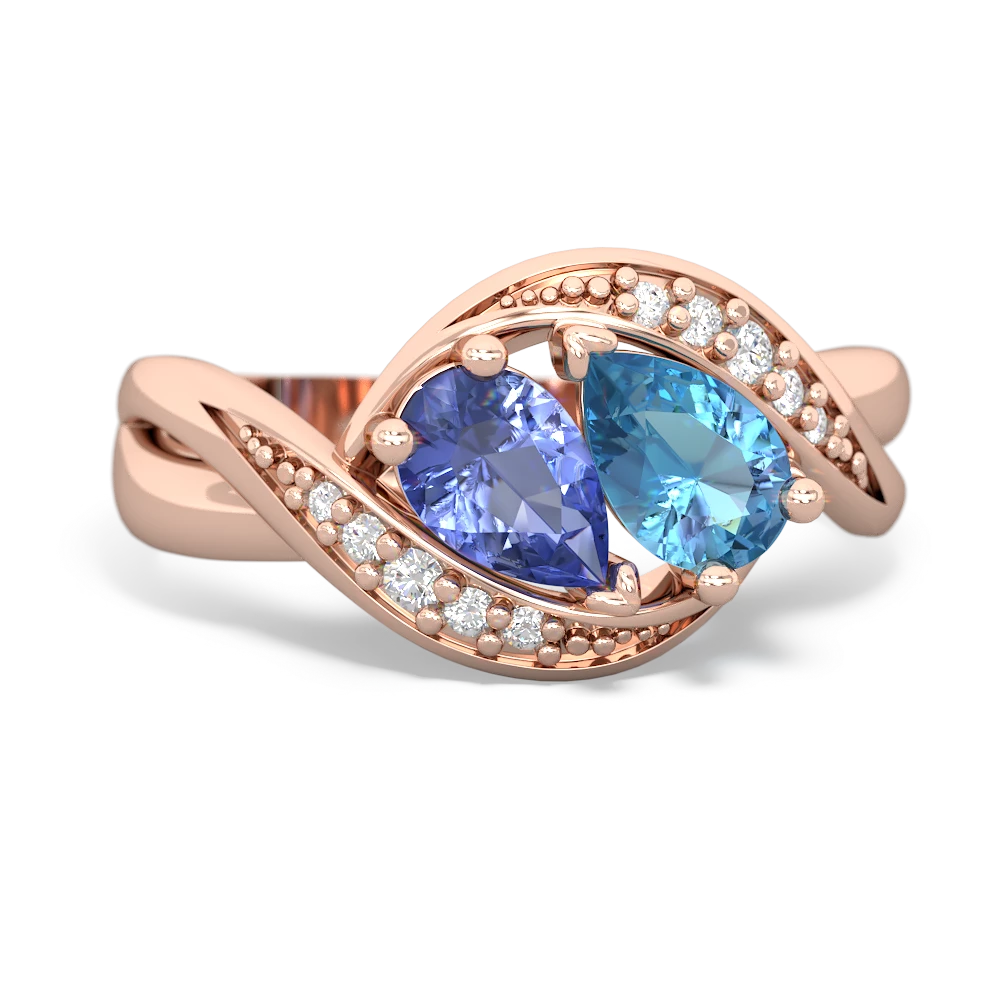 Tanzanite Summer Winds 14K Rose Gold ring R5342