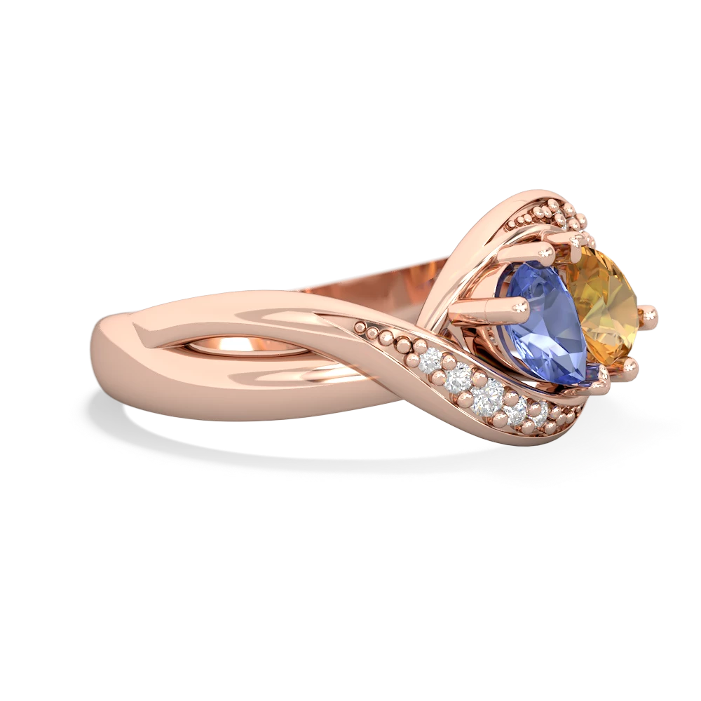 Tanzanite Summer Winds 14K Rose Gold ring R5342