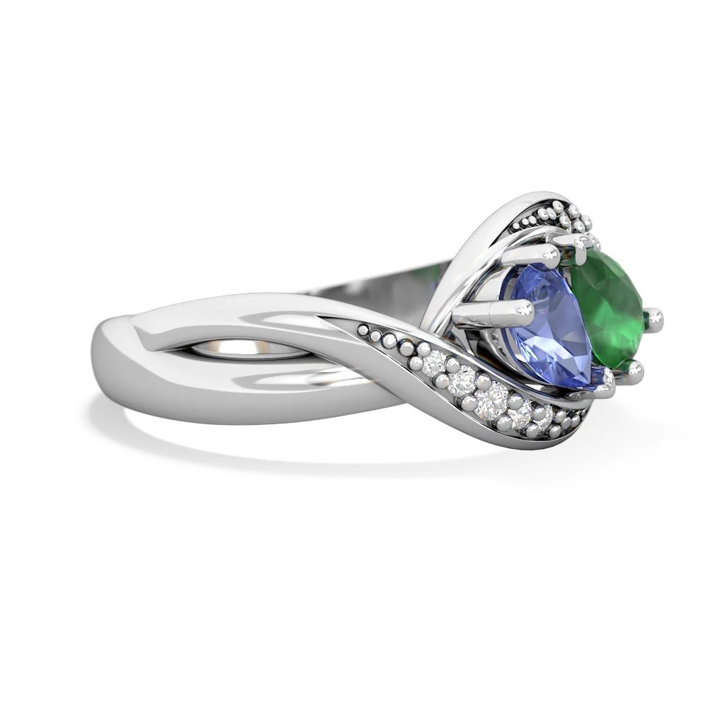 Tanzanite Summer Winds 14K White Gold ring R5342