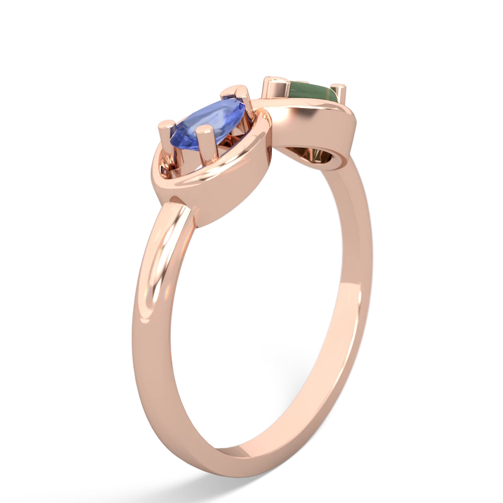 Tanzanite Infinity 14K Rose Gold ring R5050