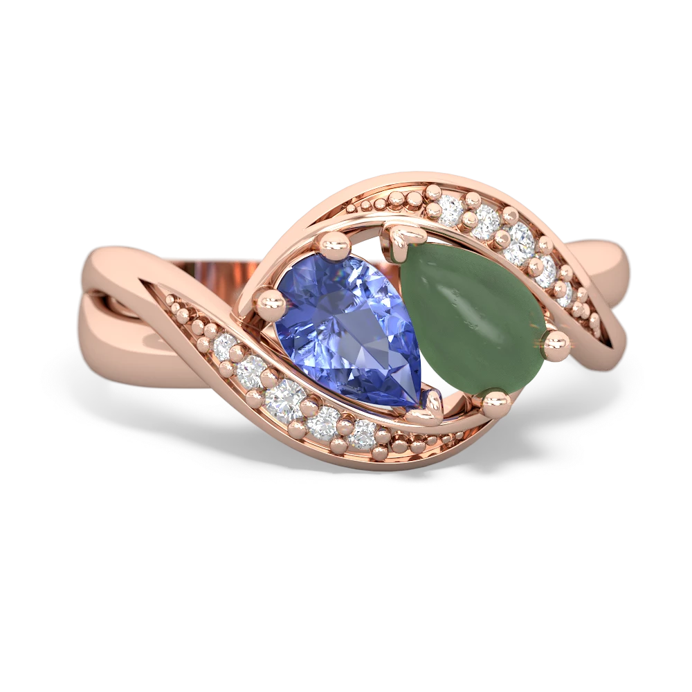 Tanzanite Summer Winds 14K Rose Gold ring R5342