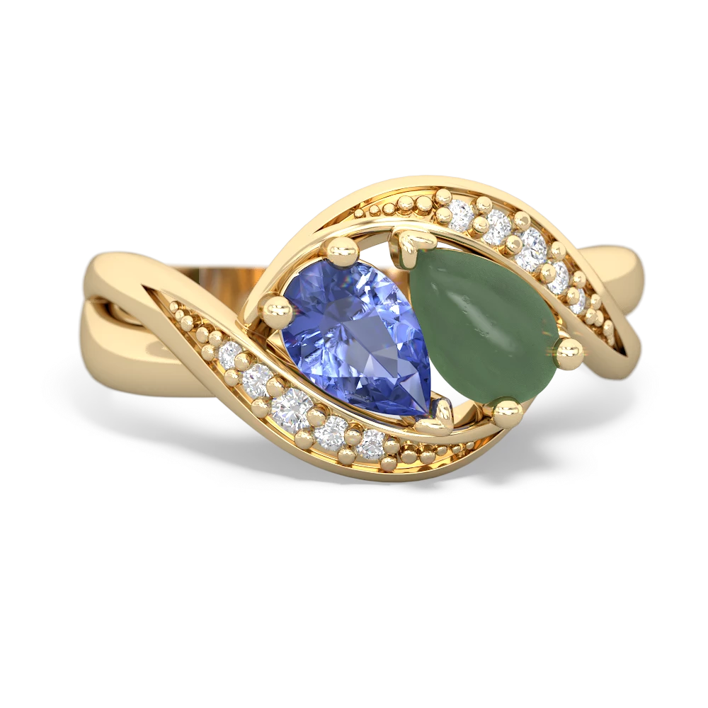 Tanzanite Summer Winds 14K Yellow Gold ring R5342