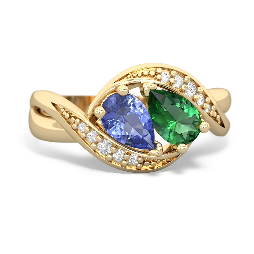 Tanzanite Summer Winds 14K Yellow Gold ring R5342