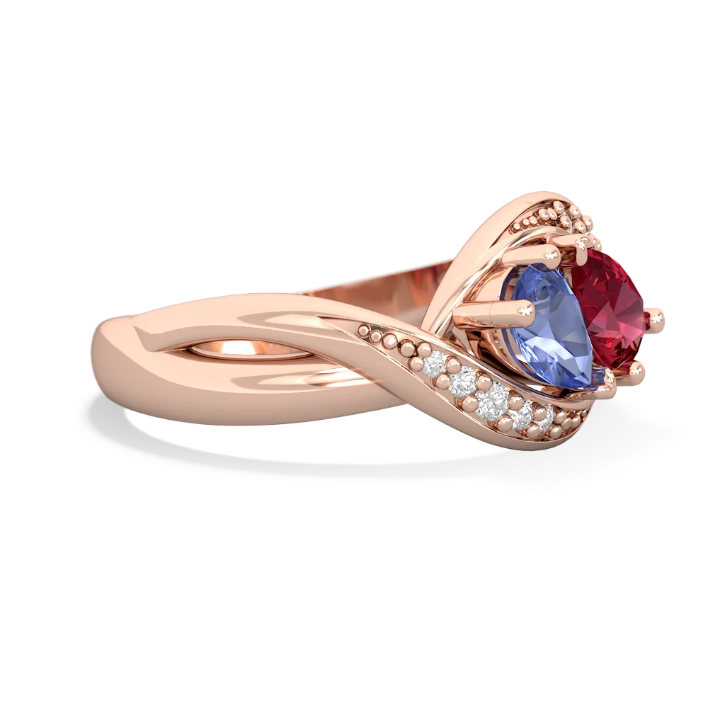 Tanzanite Summer Winds 14K Rose Gold ring R5342