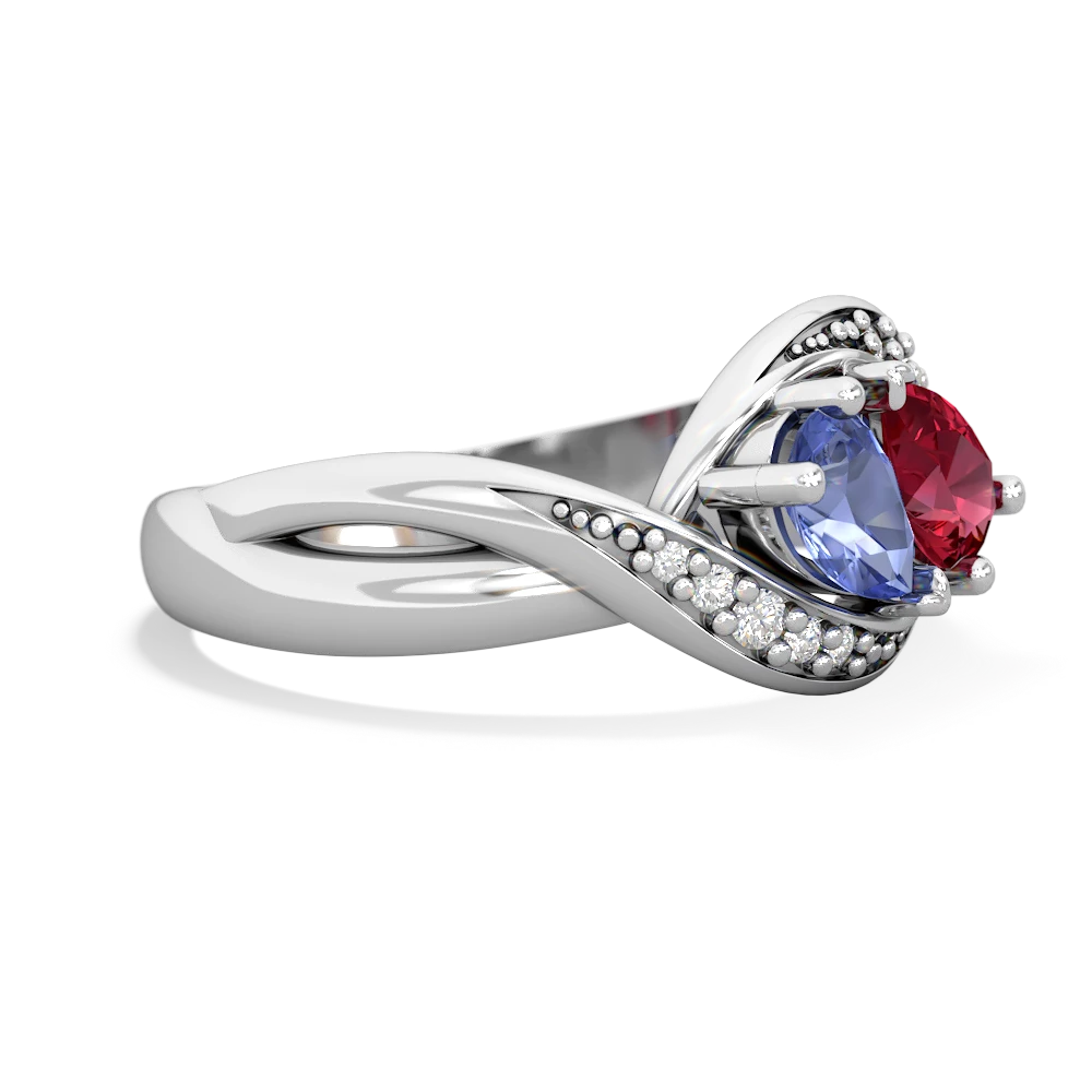 Tanzanite Summer Winds 14K White Gold ring R5342