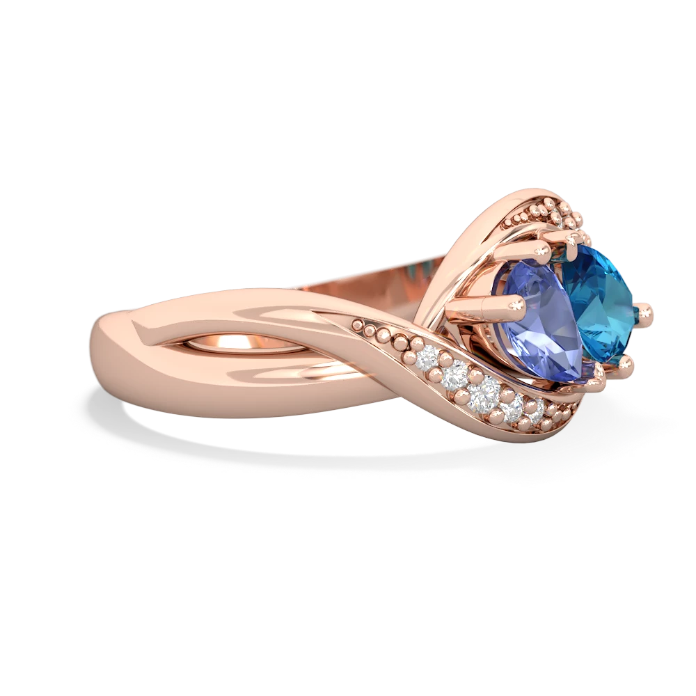 Tanzanite Summer Winds 14K Rose Gold ring R5342