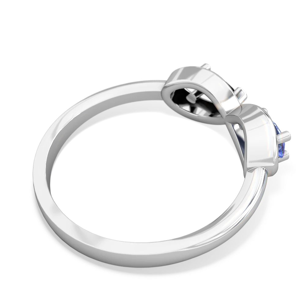 Tanzanite Infinity 14K White Gold ring R5050