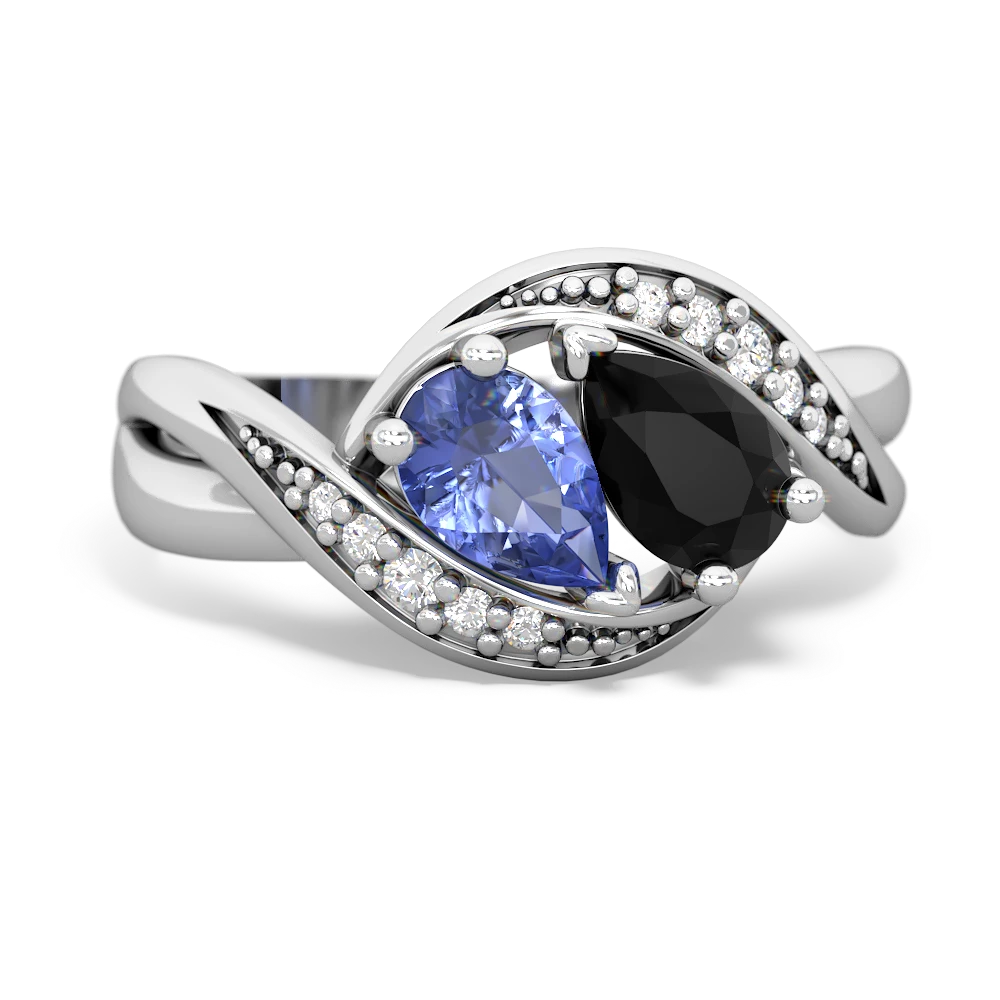 Tanzanite Summer Winds 14K White Gold ring R5342