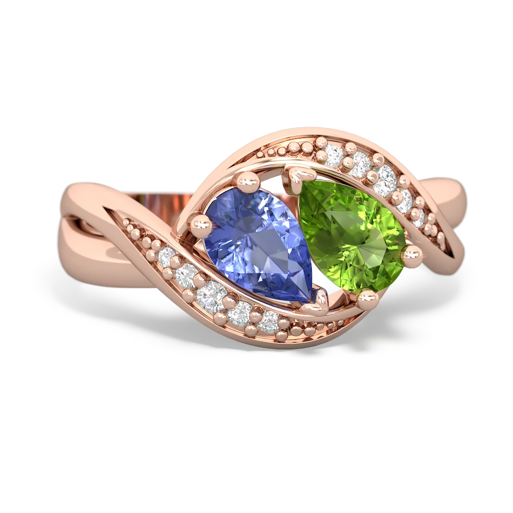 Tanzanite Summer Winds 14K Rose Gold ring R5342