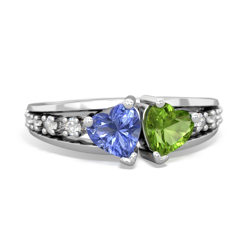 Tanzanite and peridot ring clearance