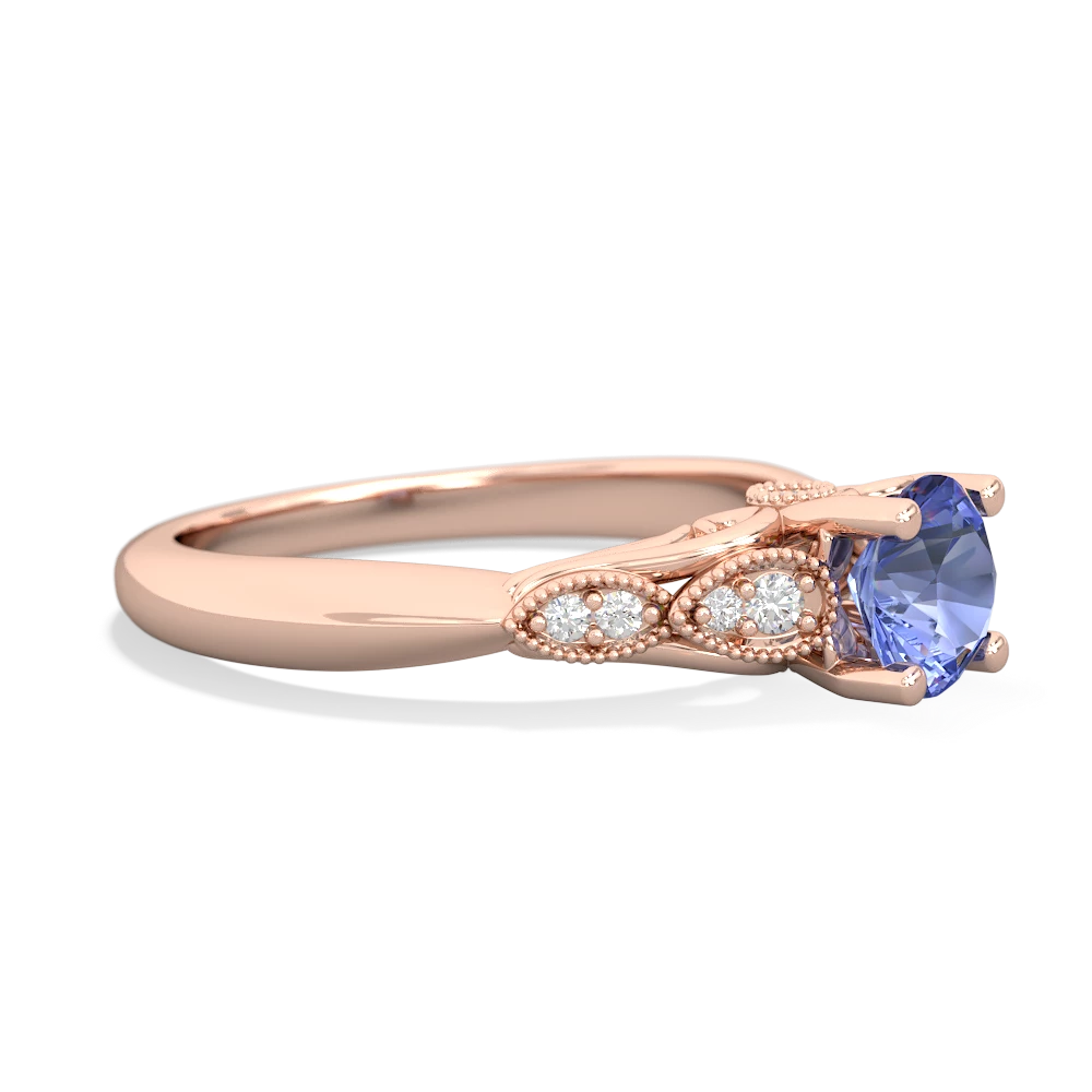 Tanzanite Antique Elegance 14K Rose Gold ring R3100