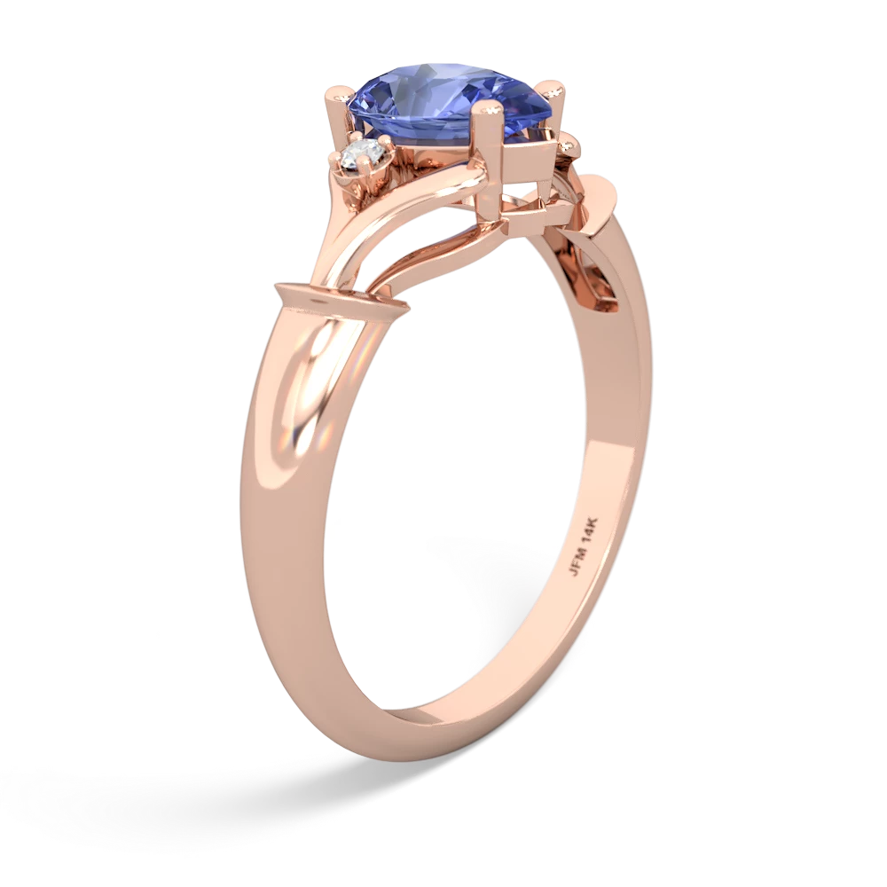 Tanzanite Precious Pear 14K Rose Gold ring R0826