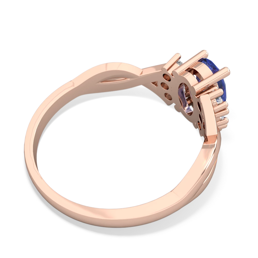 Tanzanite Victorian Twist 14K Rose Gold ring R2497