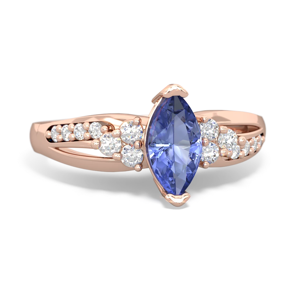 Tanzanite Royal Marquise 14K Rose Gold ring R2343