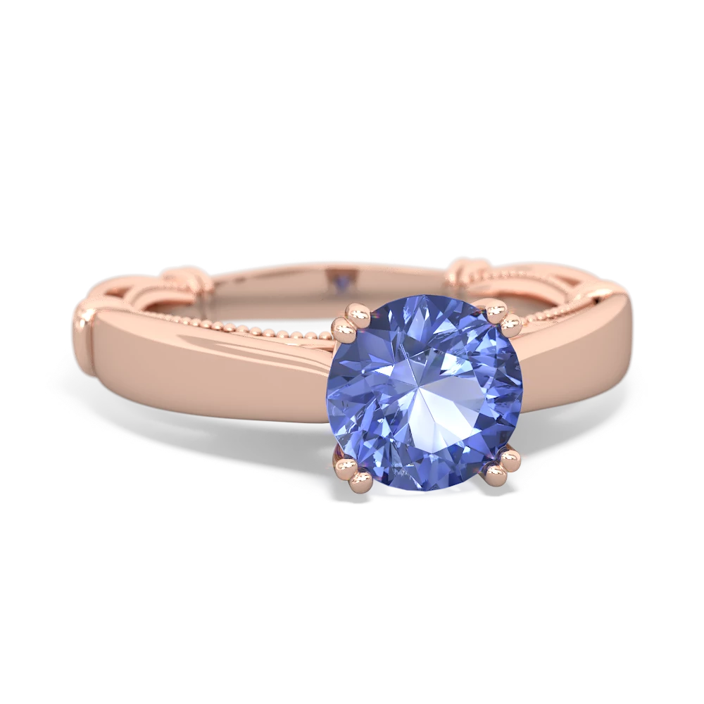 Tanzanite Renaissance 14K Rose Gold ring R27806RD