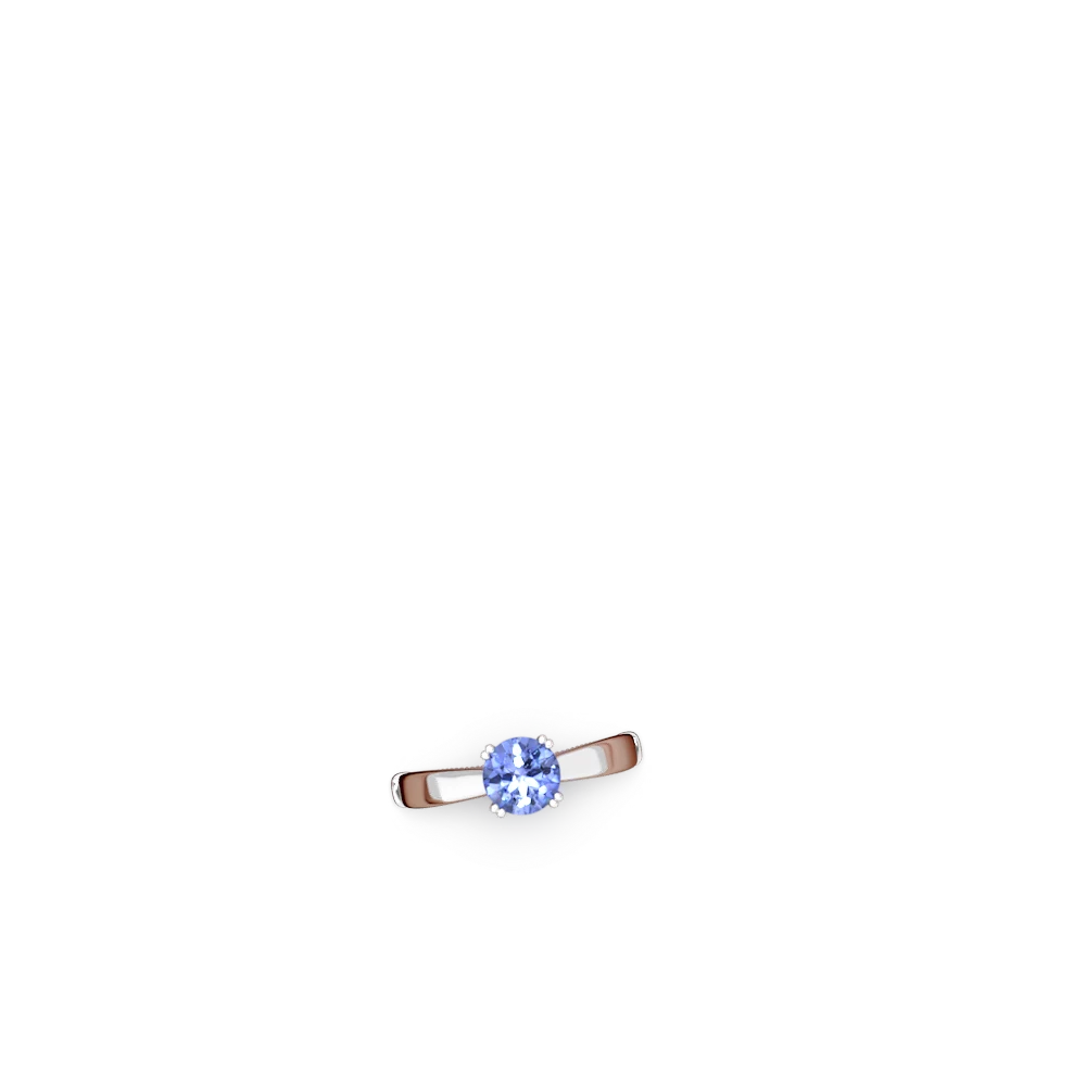 Tanzanite Renaissance 14K White Gold ring R27806RD