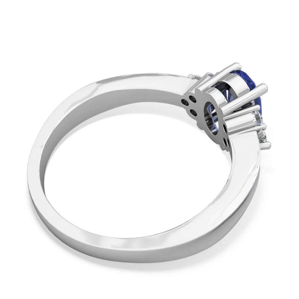 Tanzanite Simply Elegant 14K White Gold ring R2113