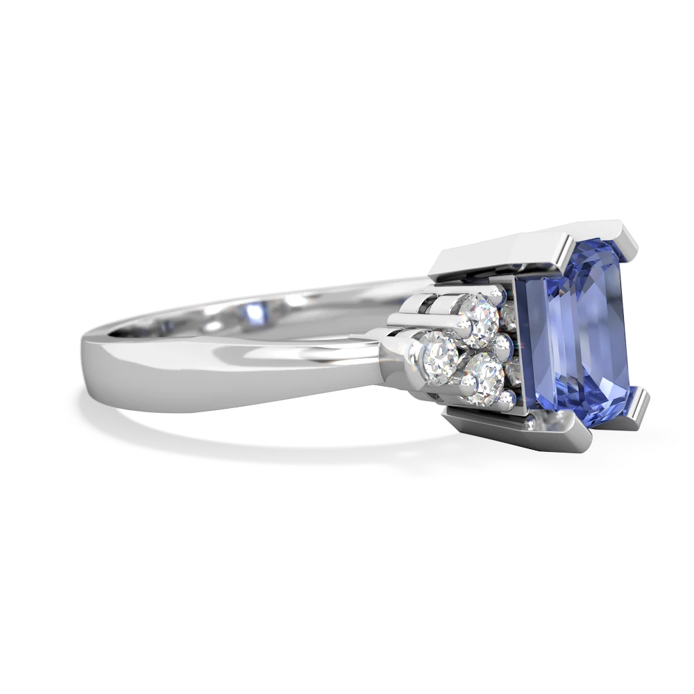 Tanzanite Timeless Classic 14K White Gold ring R2591