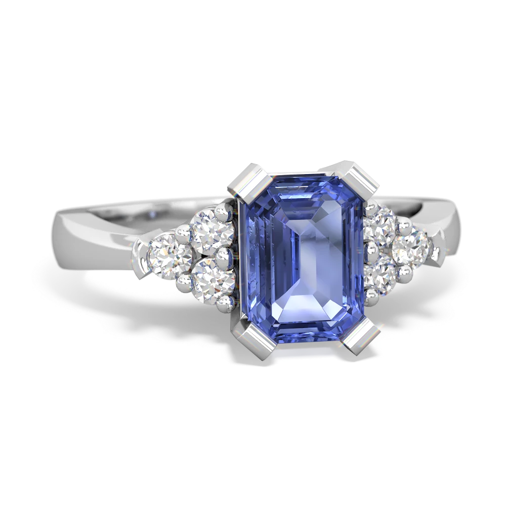 Tanzanite Timeless Classic 14K White Gold ring R2591