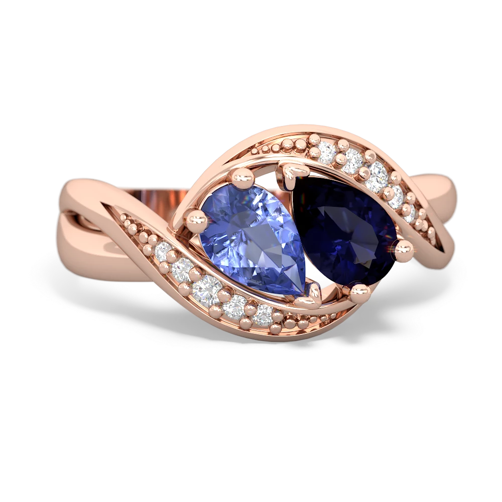 Tanzanite Summer Winds 14K Rose Gold ring R5342