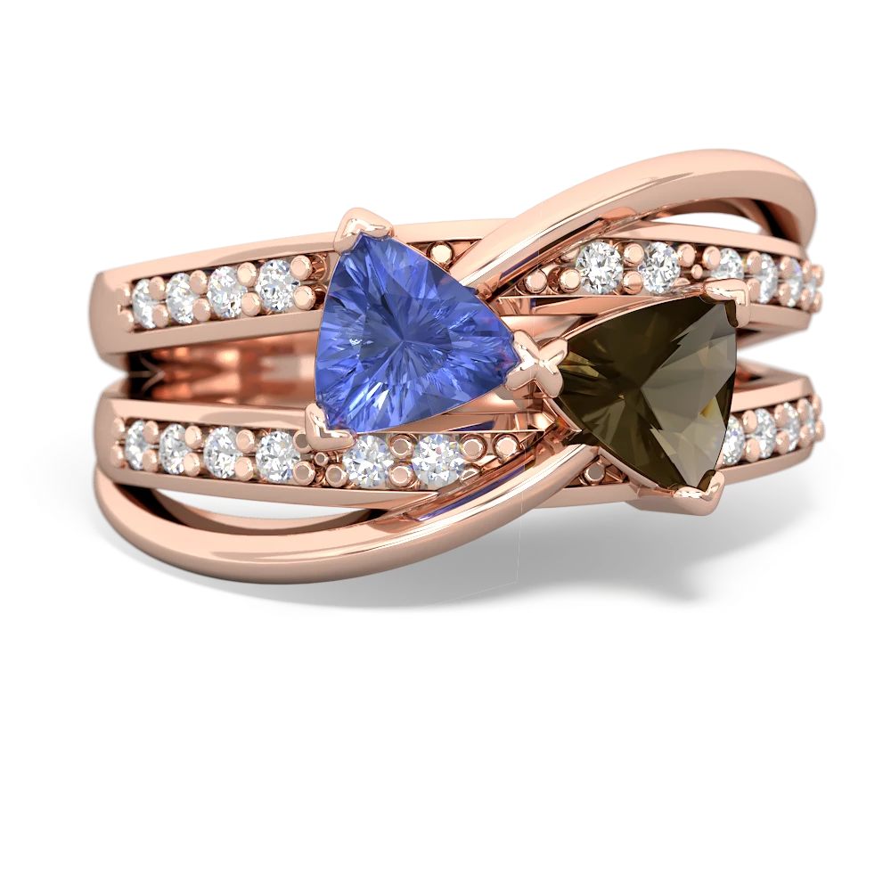 Tanzanite Bowtie 14K Rose Gold ring R2360