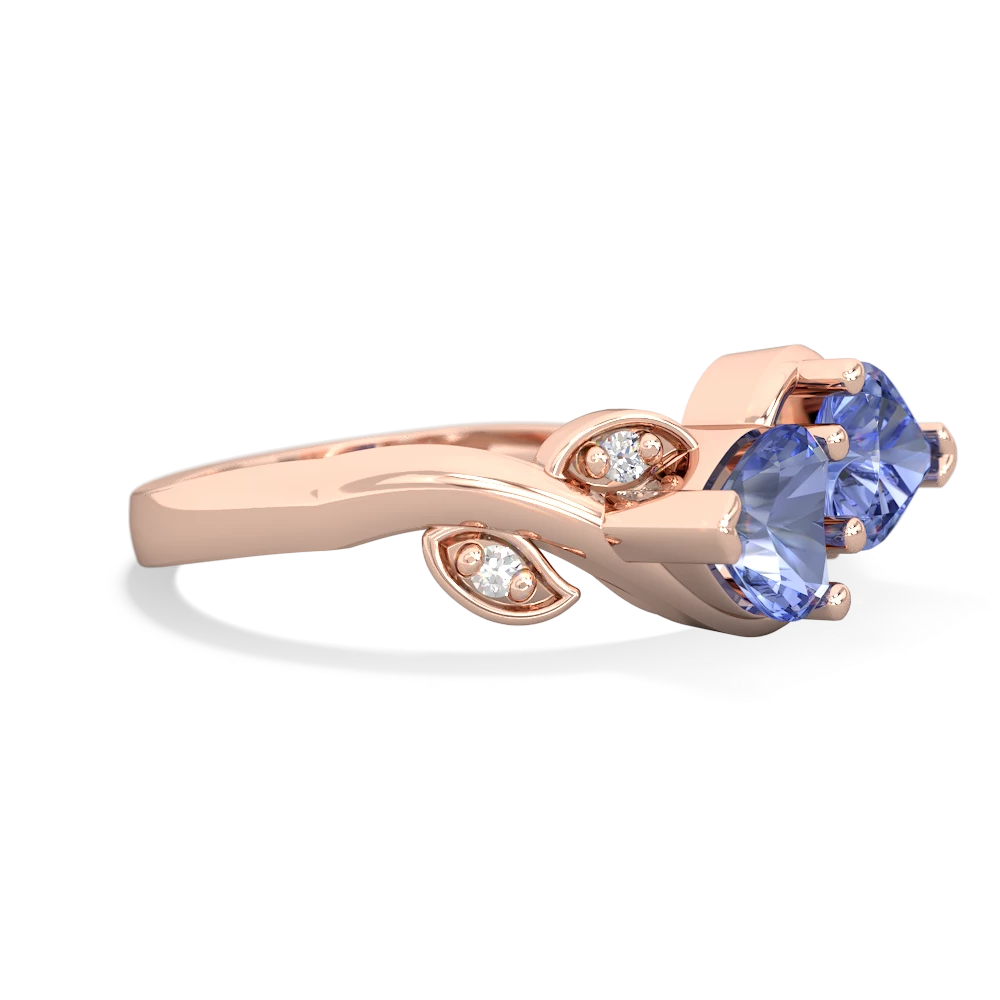 Tanzanite Floral Elegance 14K Rose Gold ring R5790