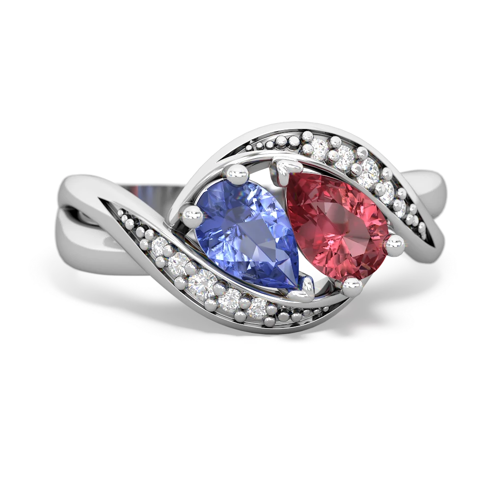 Tanzanite Summer Winds 14K White Gold ring R5342