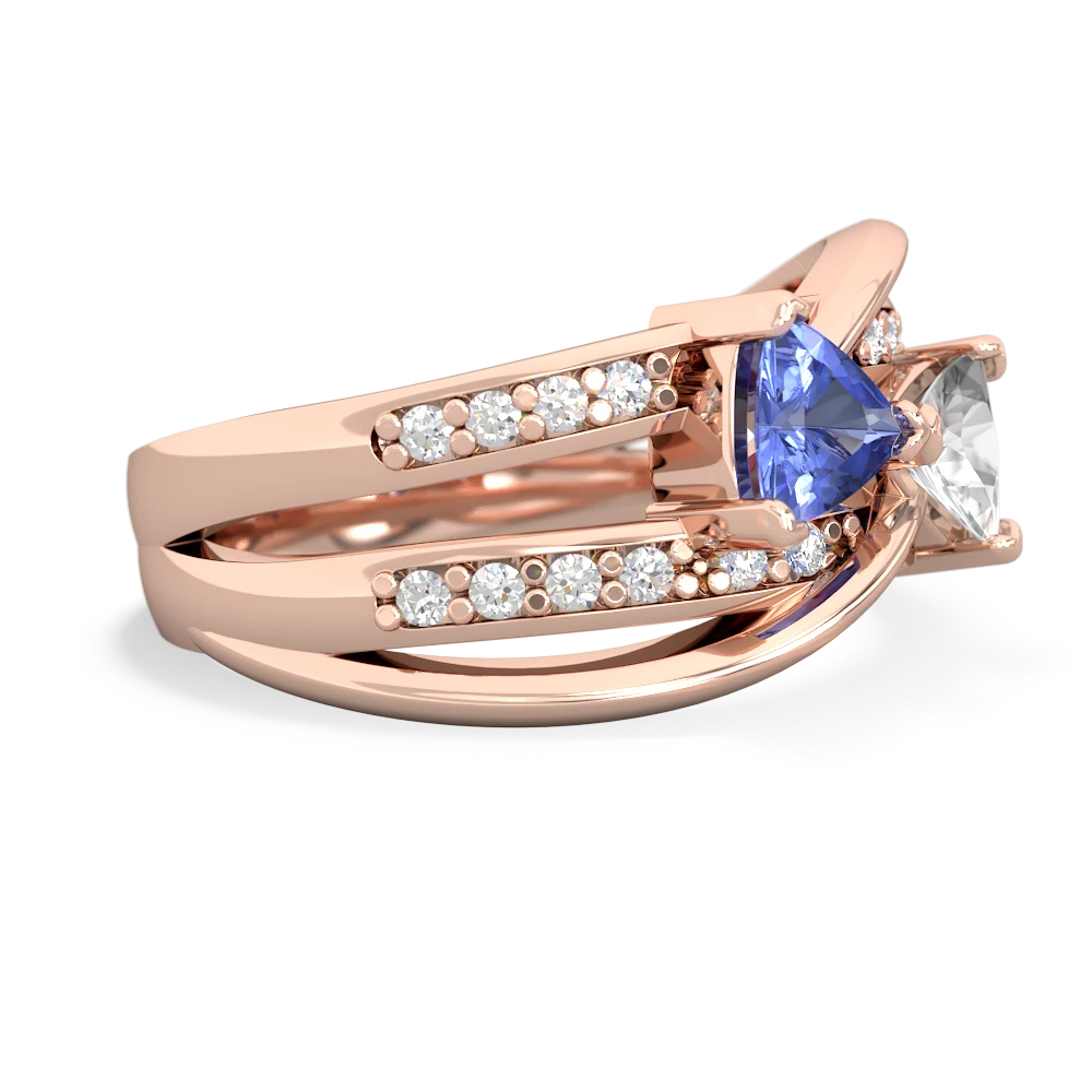 Tanzanite Bowtie 14K Rose Gold ring R2360